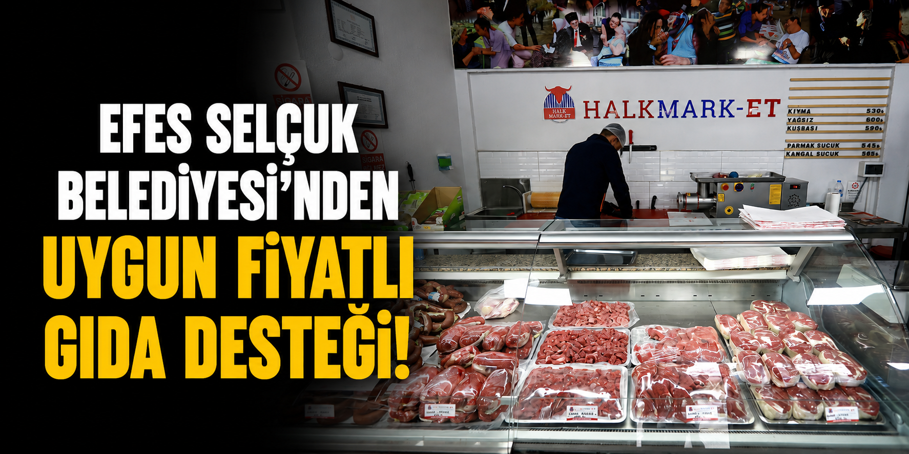 Efes Selçuk Belediyesi’nden uygun fiyatlı gıda desteği!