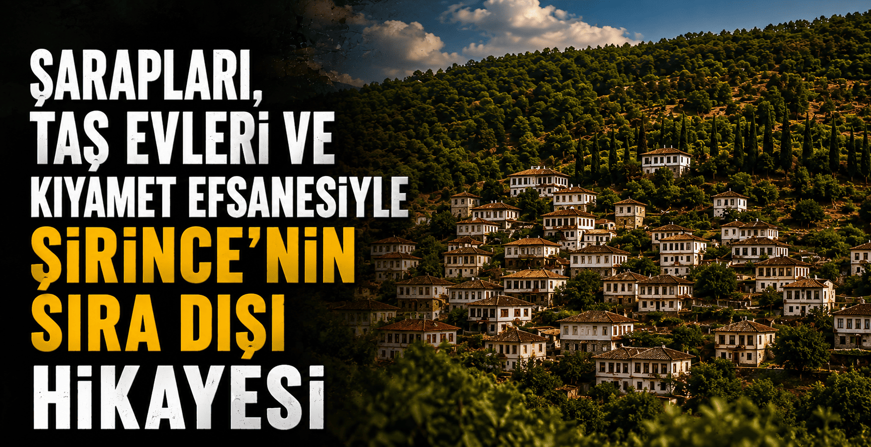 Şarapları, taş evleri ve kıyamet efsanesiyle Şirince’nin sıra dışı hikâyesi