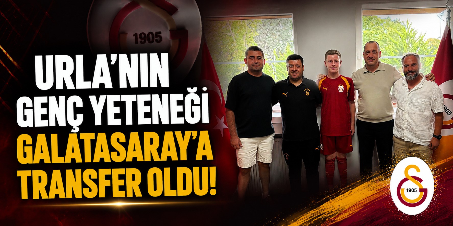 Urla’nın genç yeteneği Galatasaray’a transfer oldu!