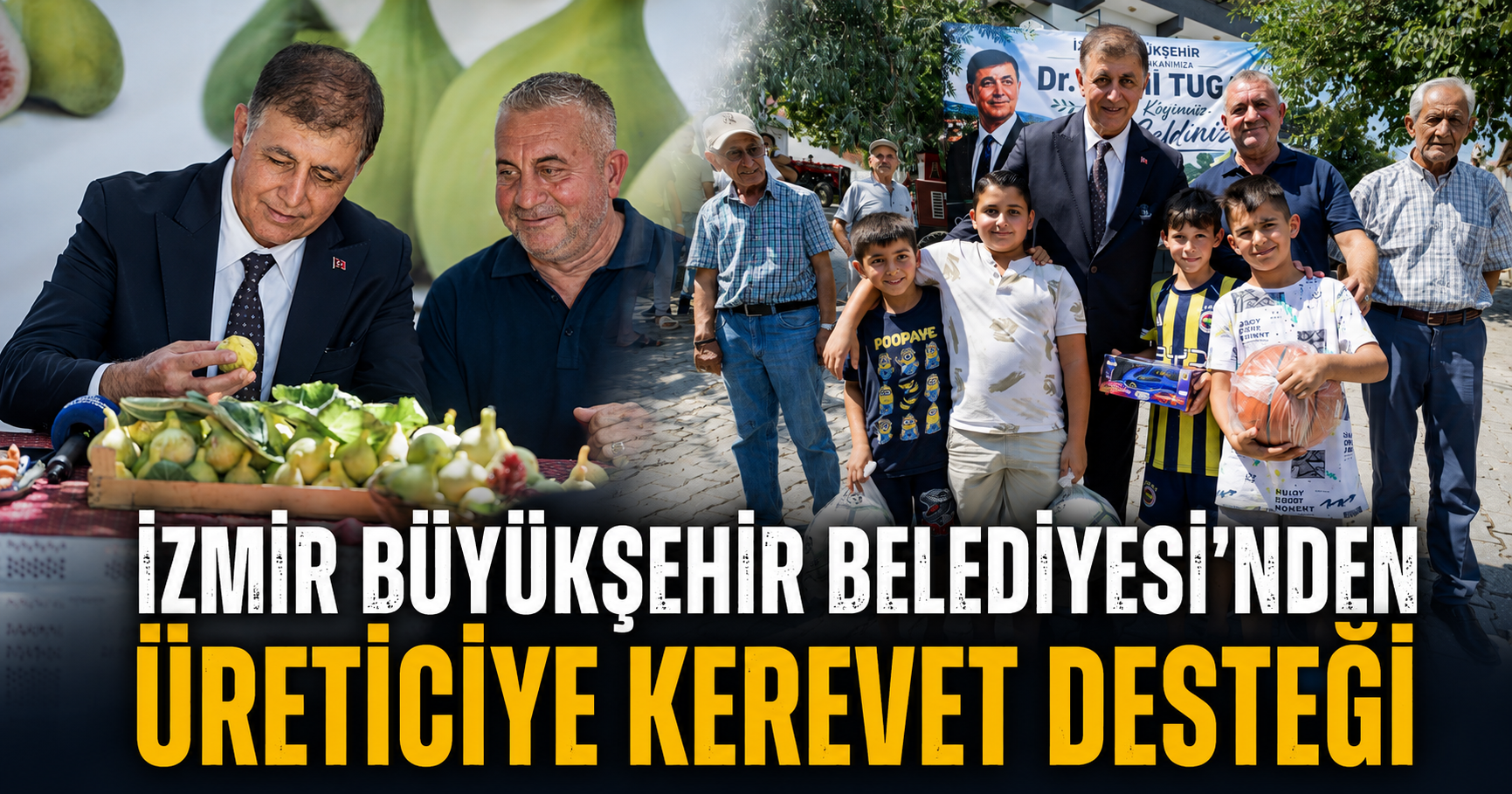 İzmir Büyükşehir Belediyesi’nden üreticiye kerevet desteği