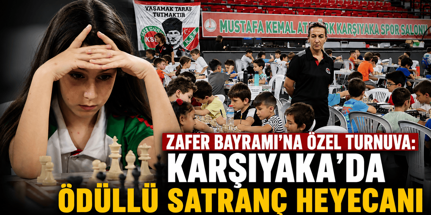 Zafer Bayramı’na özel turnuva: Karşıyaka’da ödüllü satranç heyecanı