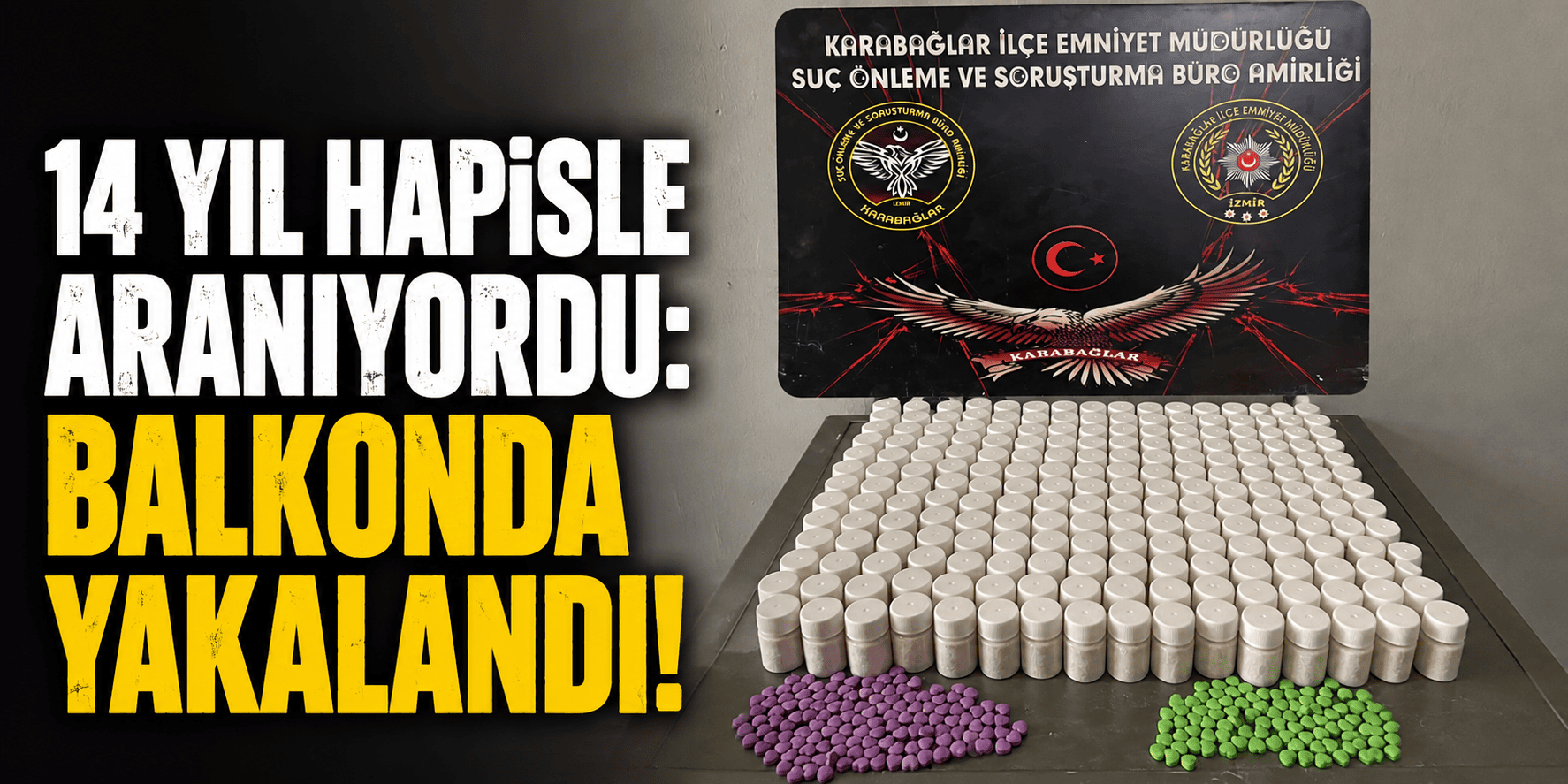 14 yıl hapisle aranıyordu: Balkonda yakalandı!