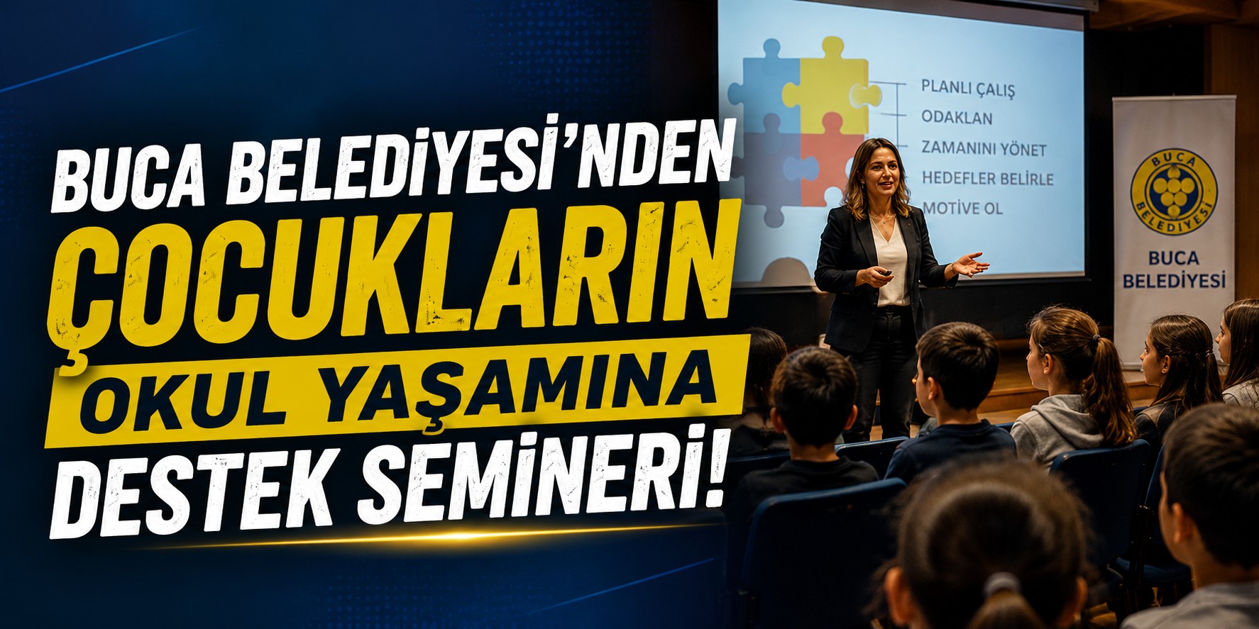 Buca Belediyesi’nden çocukların okul yaşamına destek semineri!