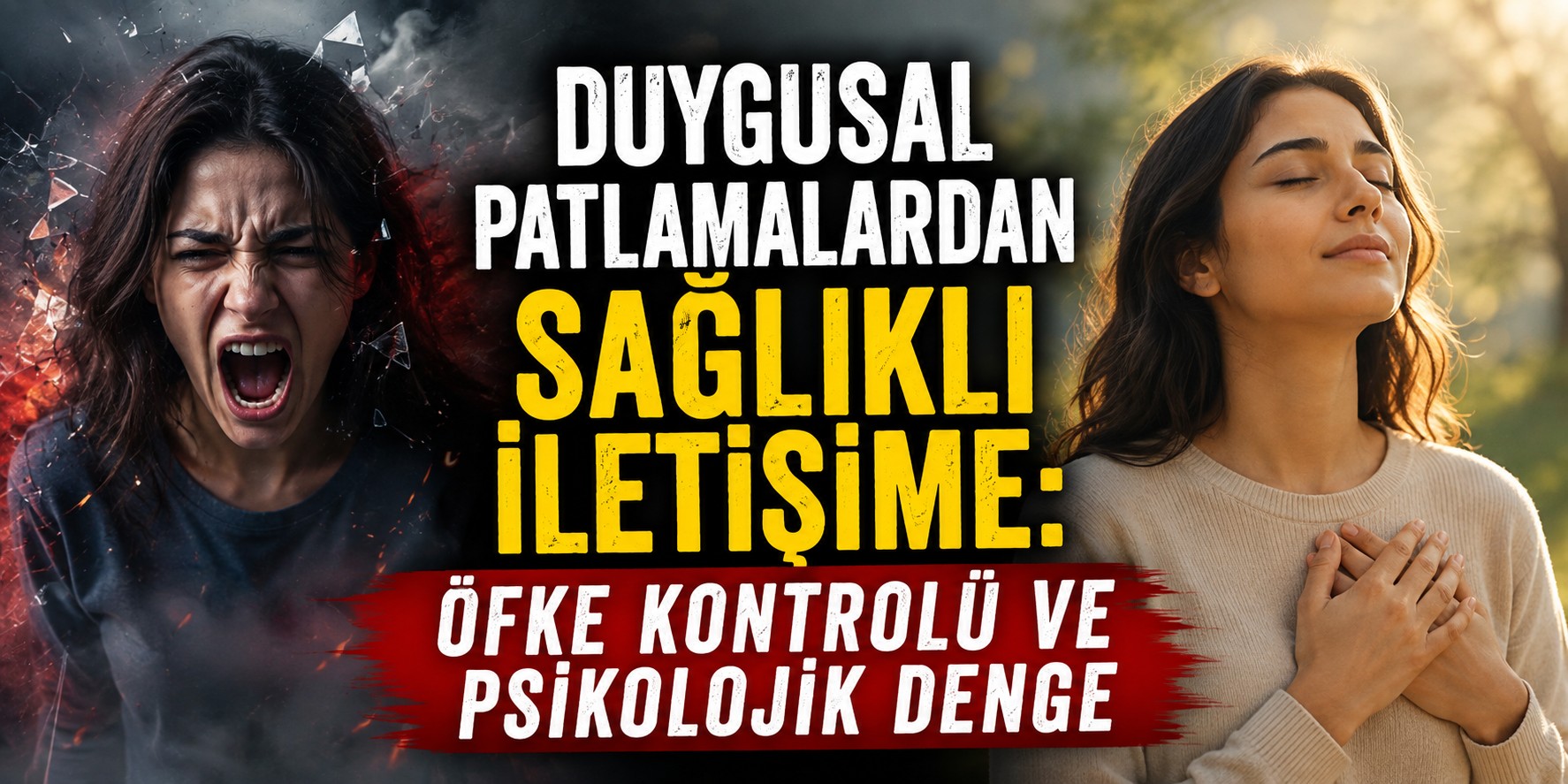 Duygusal Patlamalardan Sağlıklı İletişime: Öfke Kontrolü ve Psikolojik Denge
