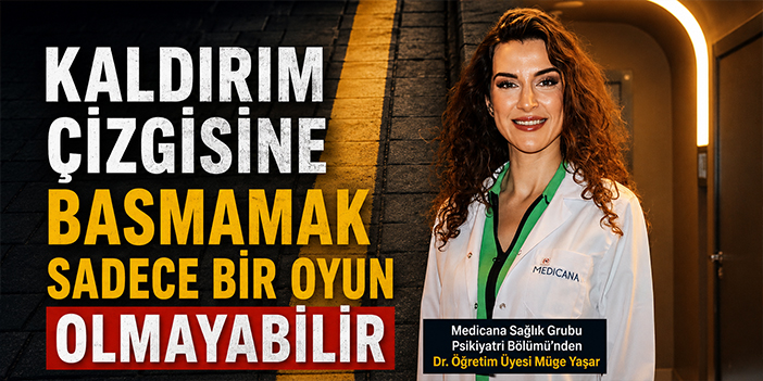 Kaldırım çizgisine basmamak sadece bir oyun olmayabilir