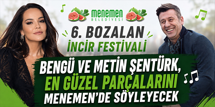 Bengü ve Metin Şentürk, en güzel parçalarını Menemen'de söyleyecek