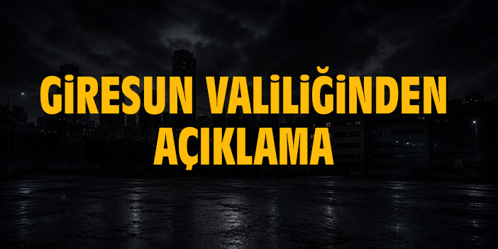 Giresun’da “helikopter düştü” ihbarı: Valilikten açıklama geldi