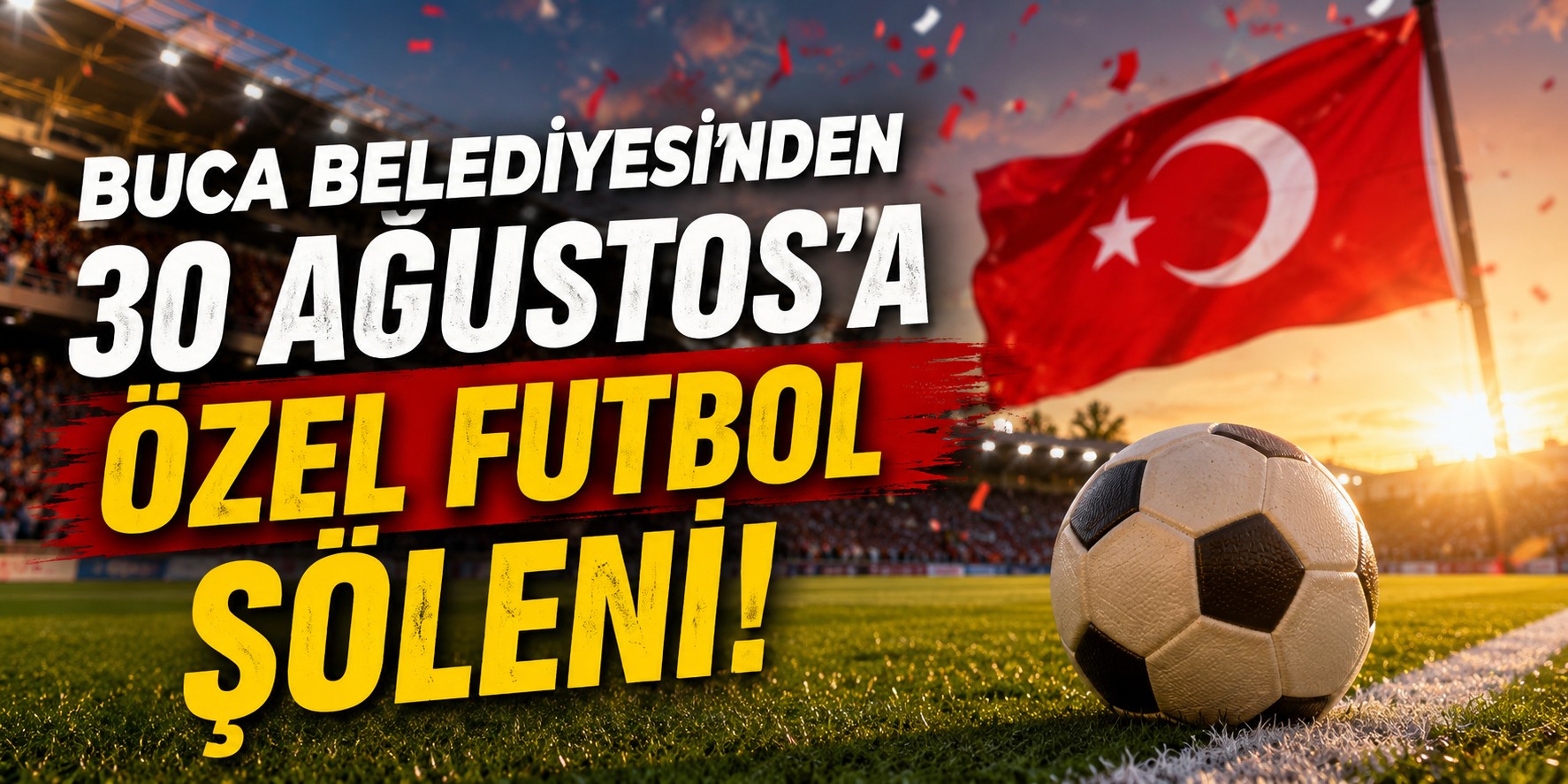 Buca Belediyesi’nden 30 Ağustos’a özel futbol şöleni!