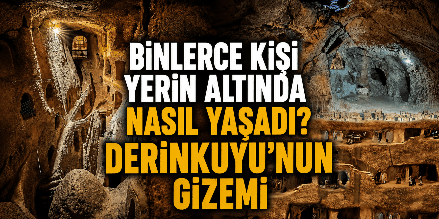 Binlerce kişi yerin altında nasıl yaşadı? Derinkuyu’nun gizemi
