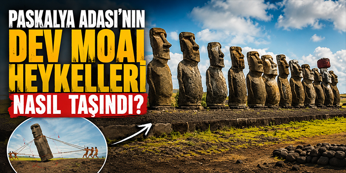 Paskalya Adası’nın dev Moai heykelleri nasıl taşındı?