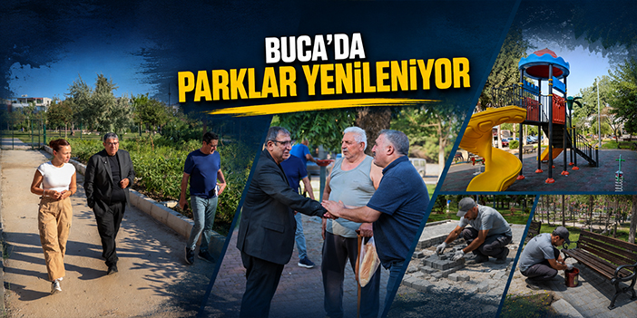 Buca’da parklar yenileniyor