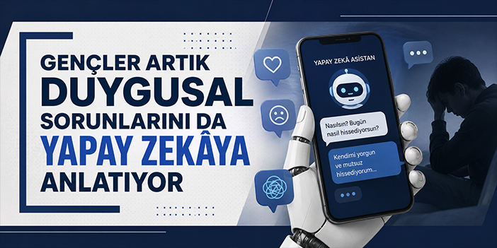 Gençler artık duygusal sorunlarını da yapay zekâya anlatıyor