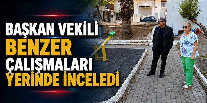 Başkan Vekili Benzer çalışmaları yerinde inceledi