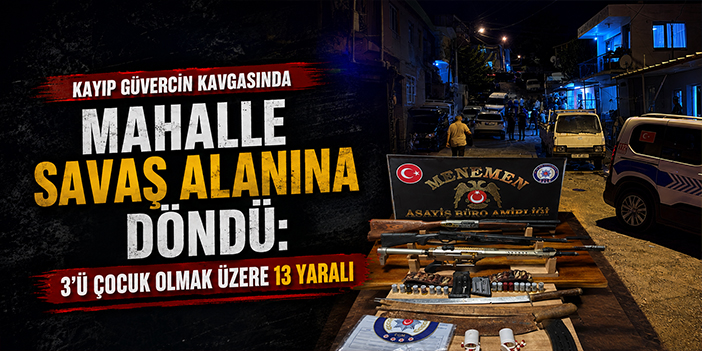 Kayıp güvercin kavgasında mahalle savaş alanına döndü: 3'ü çocuk olmak üzere 13 yaralı