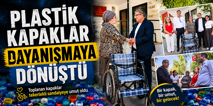 Plastik kapaklar dayanışmaya dönüştü