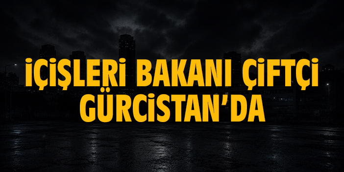 İçişleri Bakanı Çiftçi, Gürcistan’da