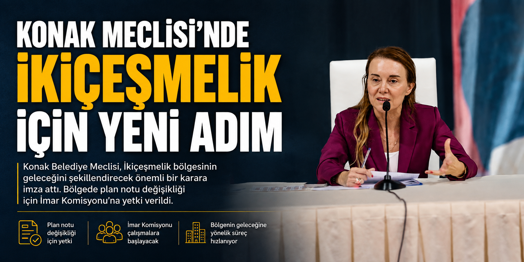 Konak Meclisi’nde İkiçeşmelik için yeni adım