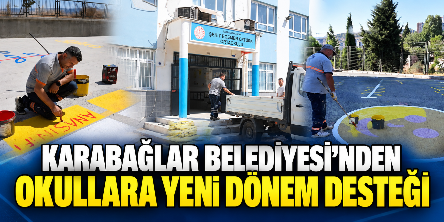 Karabağlar Belediyesi’nden okullara yeni dönem desteği