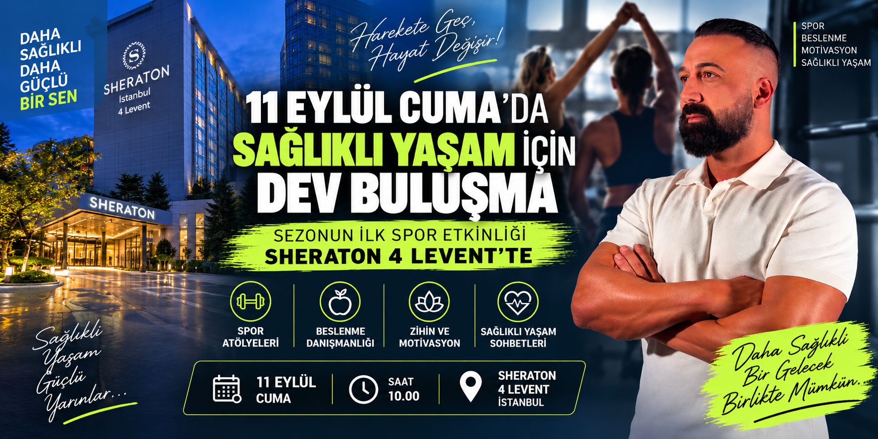 11 Eylül’de Sağlıklı Yaşam İçin Dev Buluşma