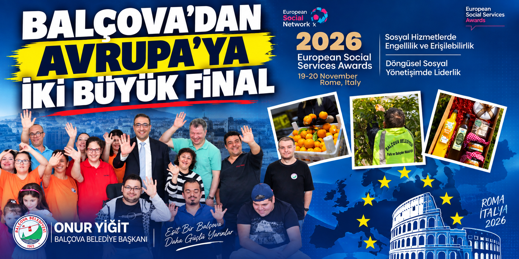 Balçova’dan Avrupa’ya iki büyük final