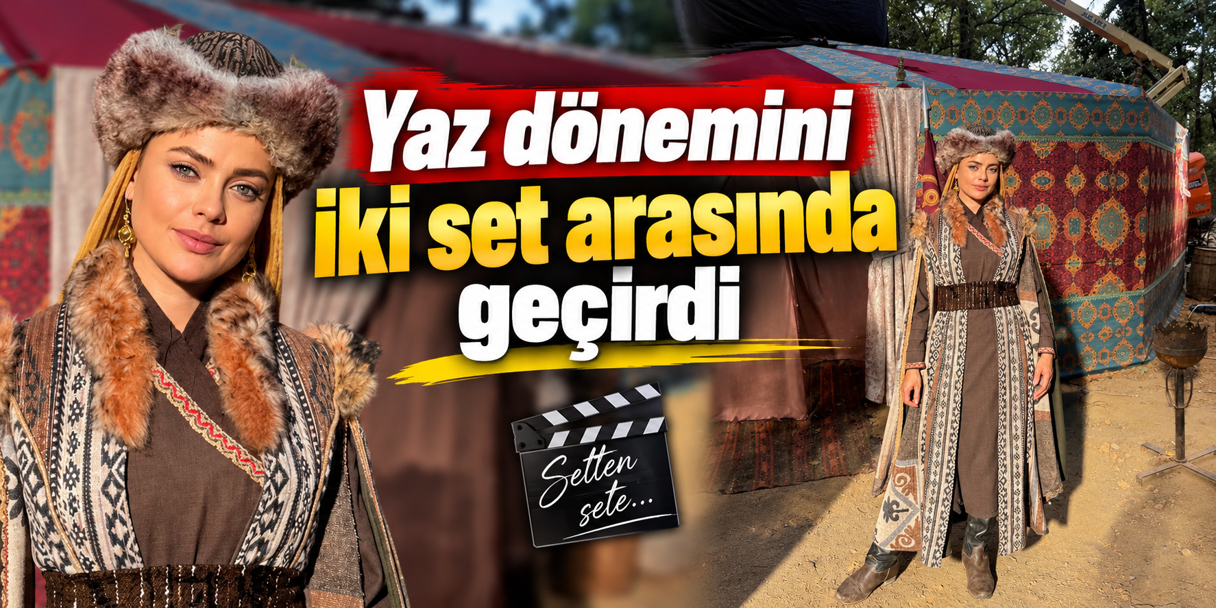 Yaz dönemini iki set arasında geçirdi