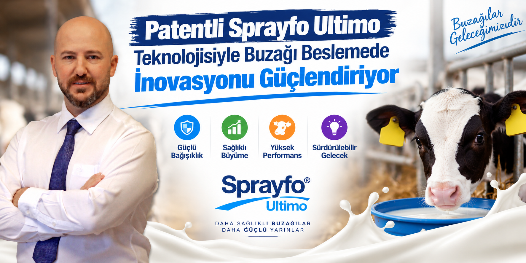 Patentli Sprayfo Ultimo Teknolojisiyle Buzağı Beslemede İnovasyonu Güçlendiriyor