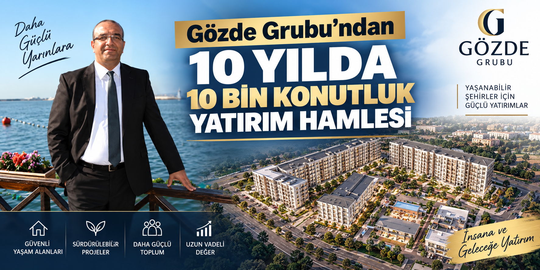 Gözde Grubu'ndan 10 yılda 10 bin konutluk yatırım hamlesi