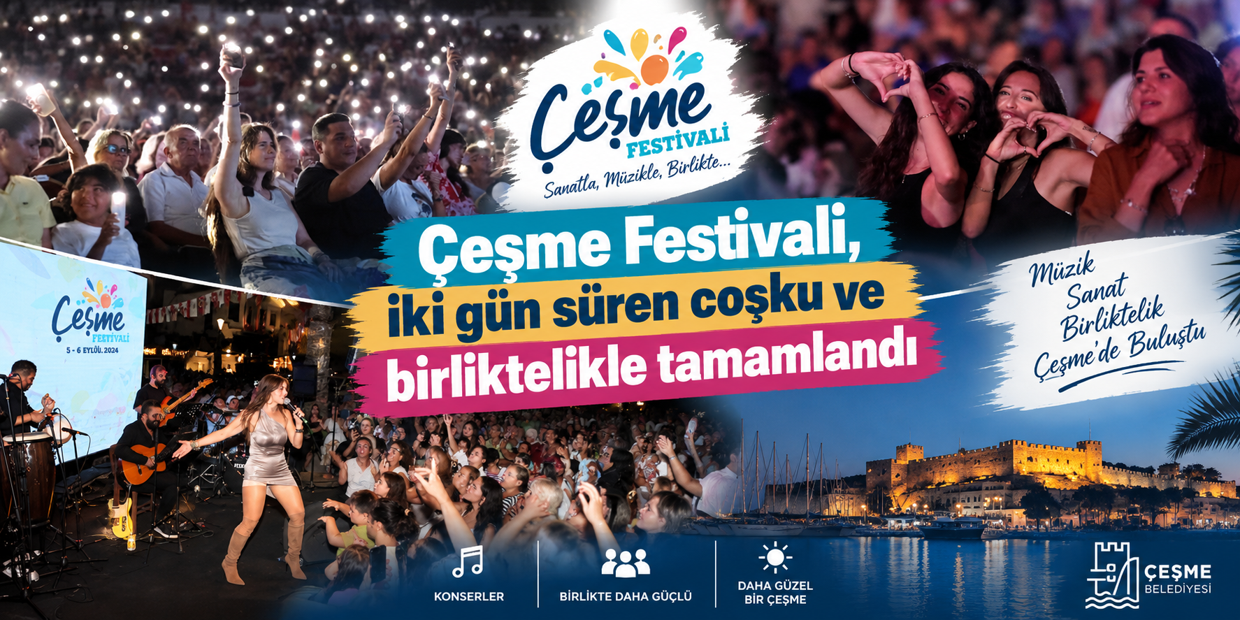 Çeşme Festivali, iki gün süren coşku ve birliktelikle tamamlandı