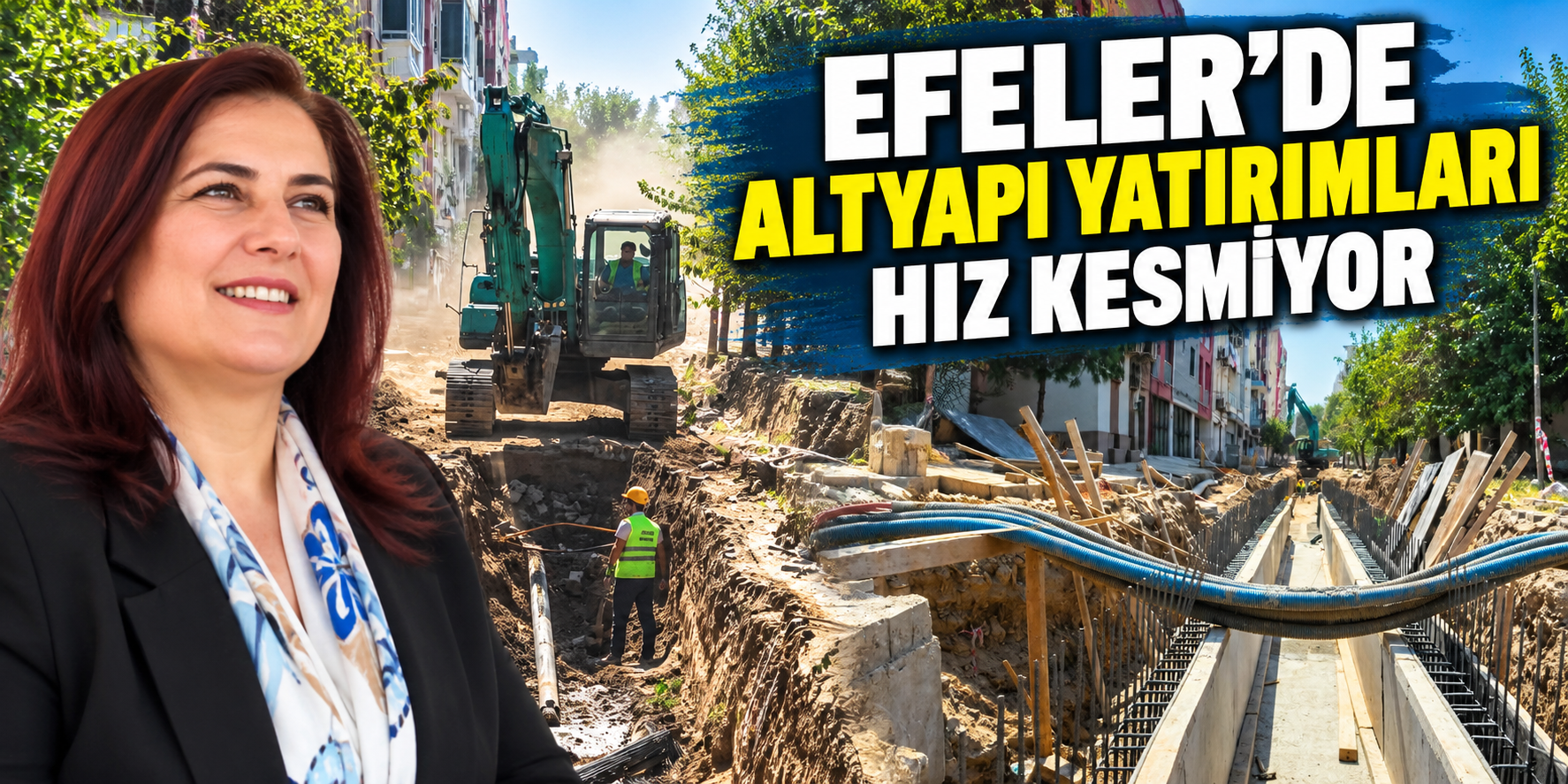 Efeler’de altyapı yatırımları hız kesmiyor