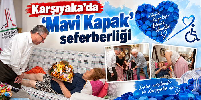 Karşıyaka’da ‘Mavi Kapak’ seferberliği