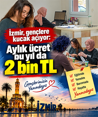 İzmir, gençlere kucak açıyor: Aylık ücret bu yıl da 2 bin TL