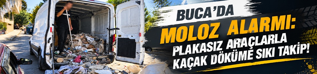 Buca’da moloz alarmı: Plakasız araçlarla kaçak döküme sıkı takip!