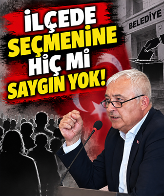 İlçede seçmenine hiç mi saygın yok!