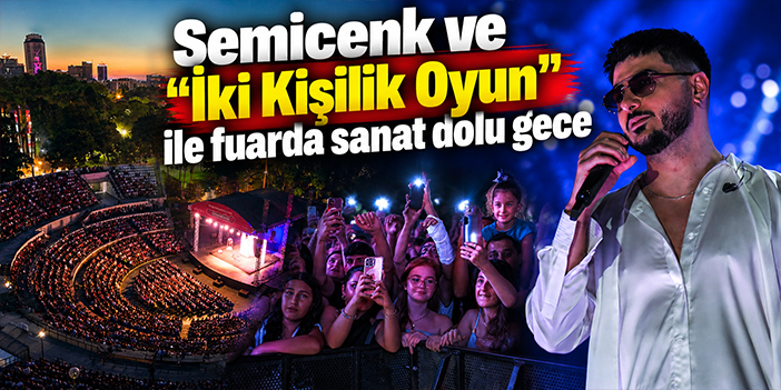 Semicenk ve “İki Kişilik Oyun” ile fuarda sanat dolu gece