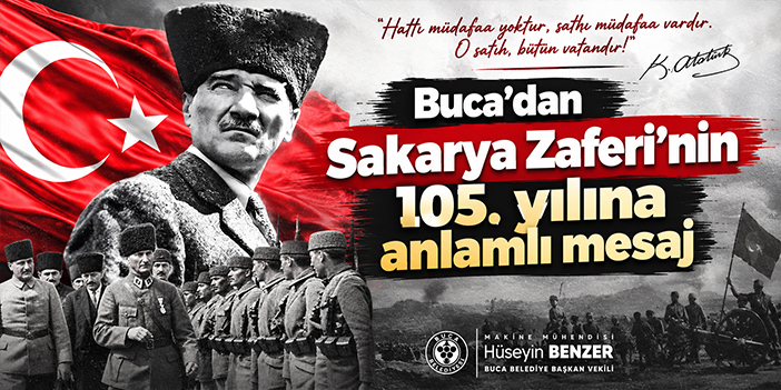 Buca’dan Sakarya Zaferi’nin 105. yılına anlamlı mesaj