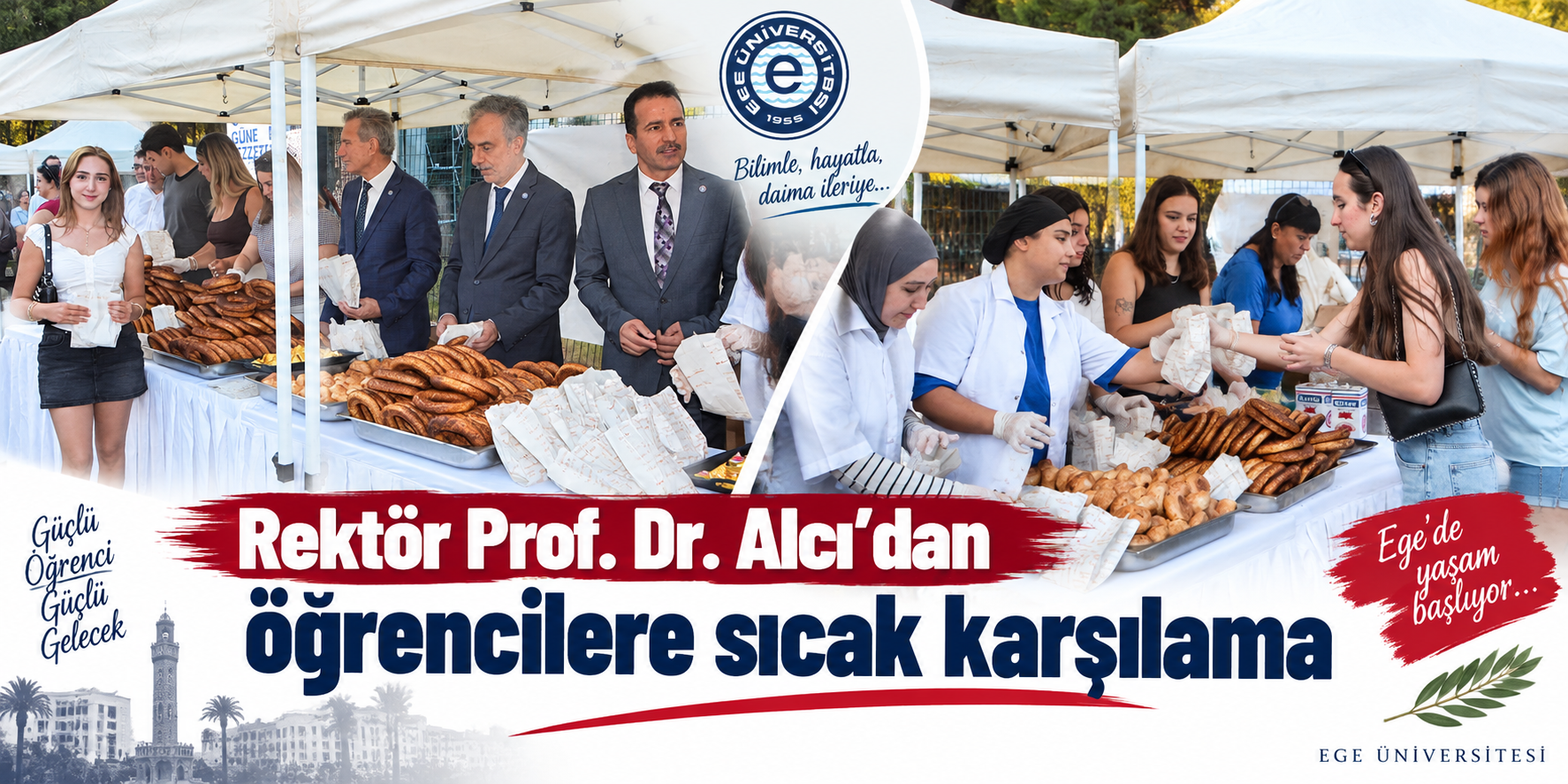 Rektör Prof. Dr. Alcı’dan öğrencilere sıcak karşılama
