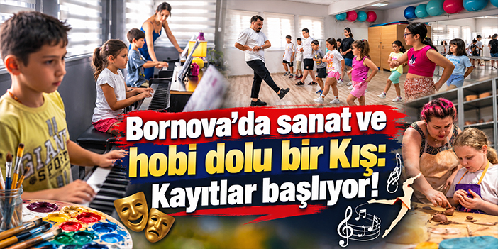 Bornova’da sanat ve hobi dolu bir Kış: Kayıtlar başlıyor!