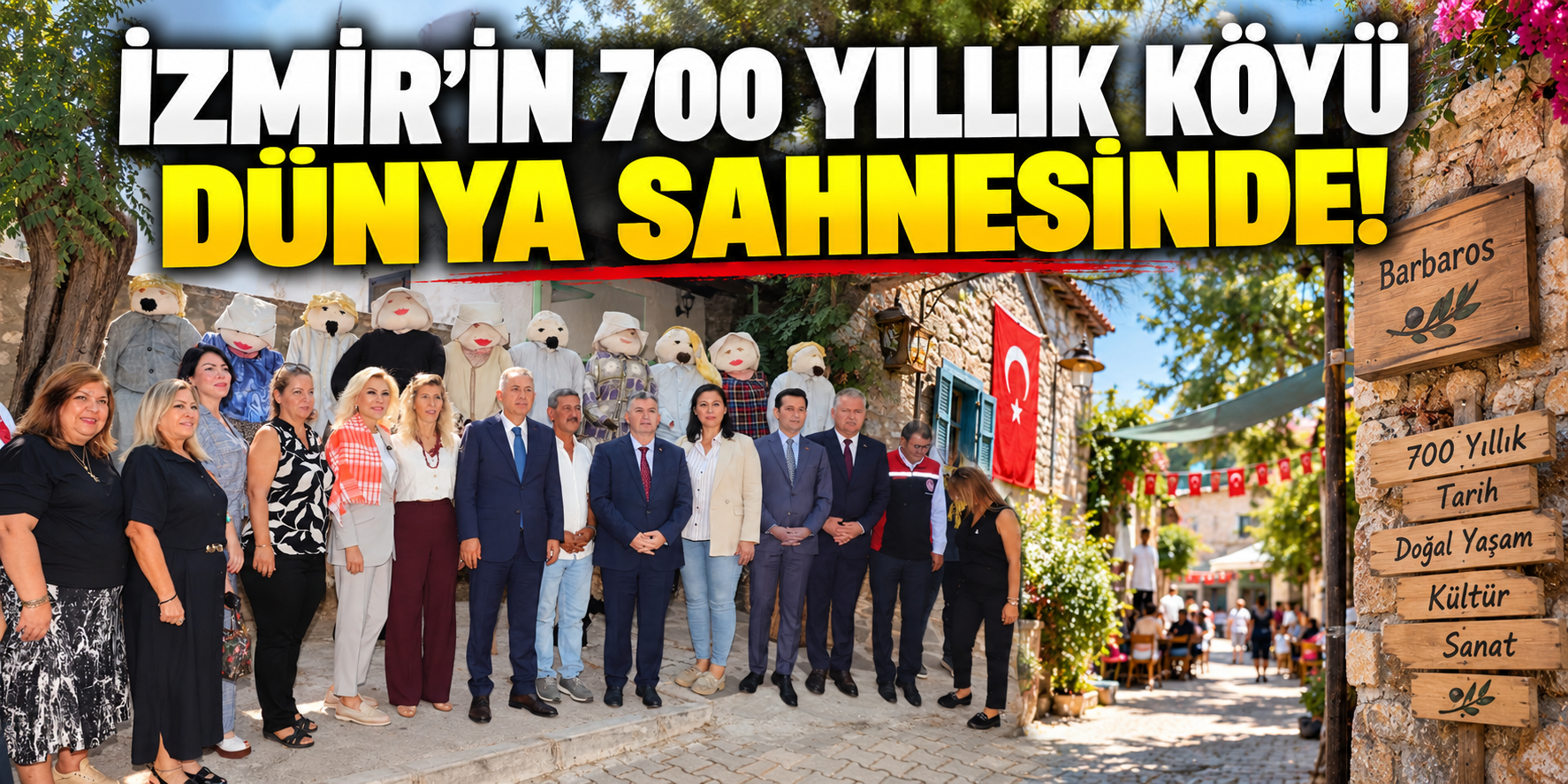 İzmir'in 700 yıllık köyü dünya sahnesinde!