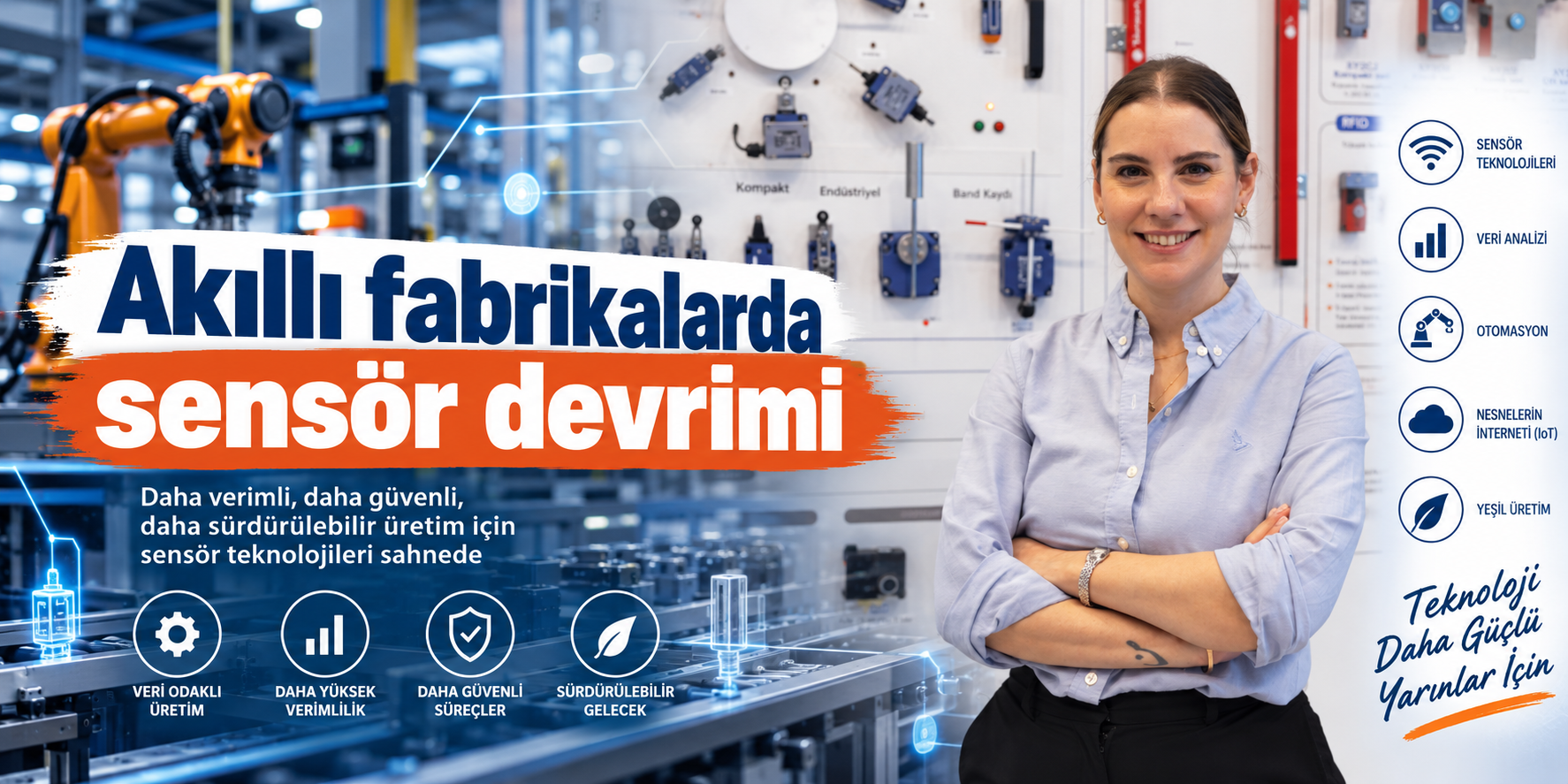 Akıllı fabrikalarda sensör devrimi