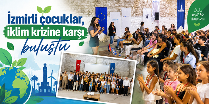 İzmirli çocuklar, iklim krizine karşı buluştu
