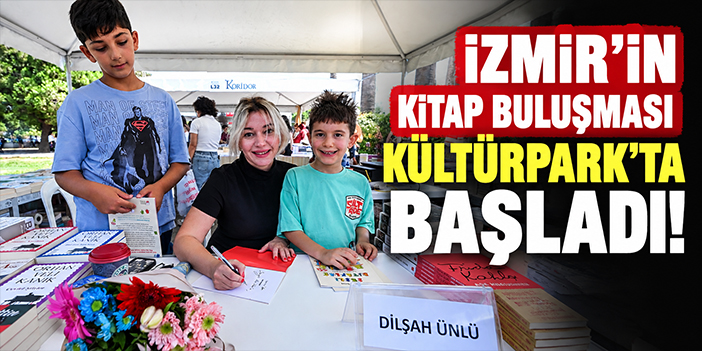 İzmir’in kitap buluşması Kültürpark’ta başladı