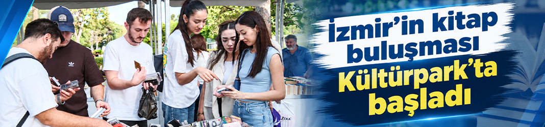 İzmir’in kitap buluşması Kültürpark’ta başladı