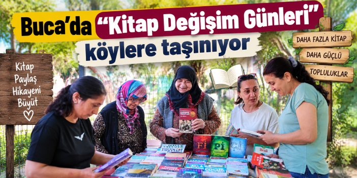 Buca’da “Kitap Değişim Günleri” köylere taşınıyor