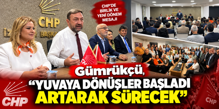 Gümrükçü, "Yuvaya Dönüşler Başladı Artarak Sürecek"