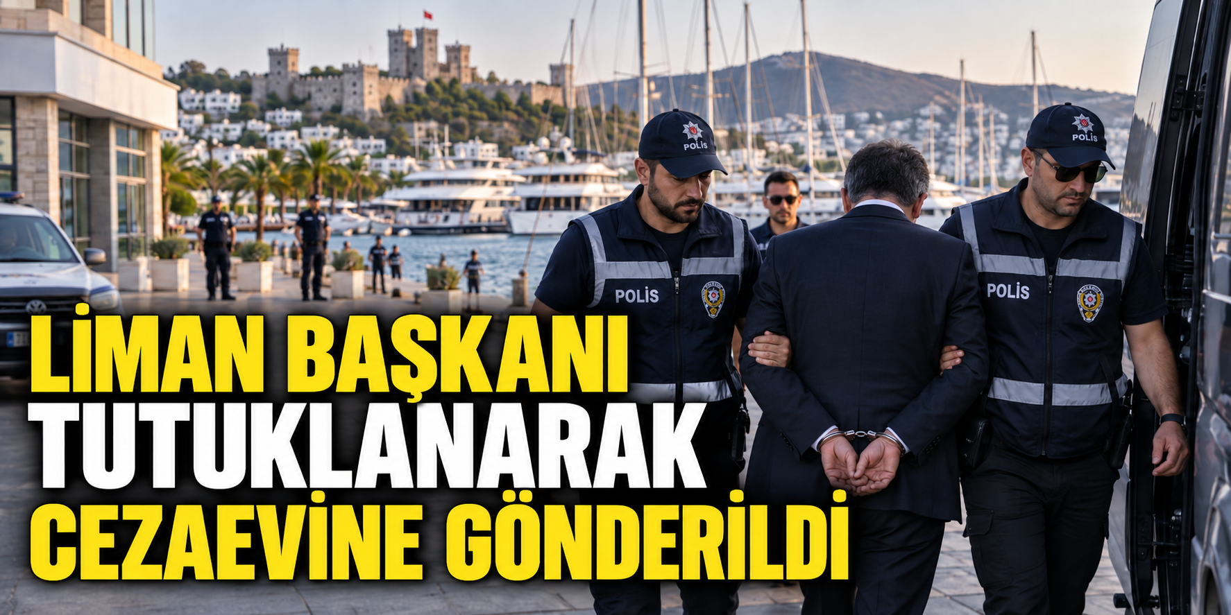 Liman Başkanı tutuklanarak cezaevine gönderildi