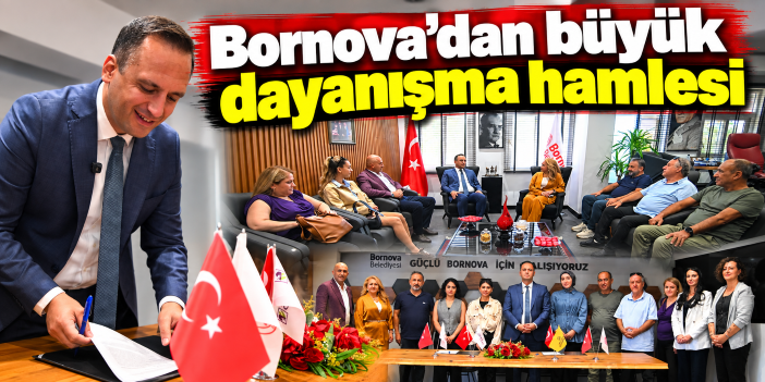 Bornova’dan büyük dayanışma hamlesi