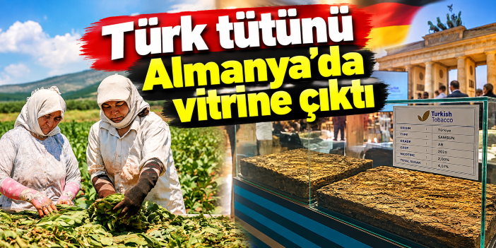 Türk tütünü Almanya’da vitrine çıktı