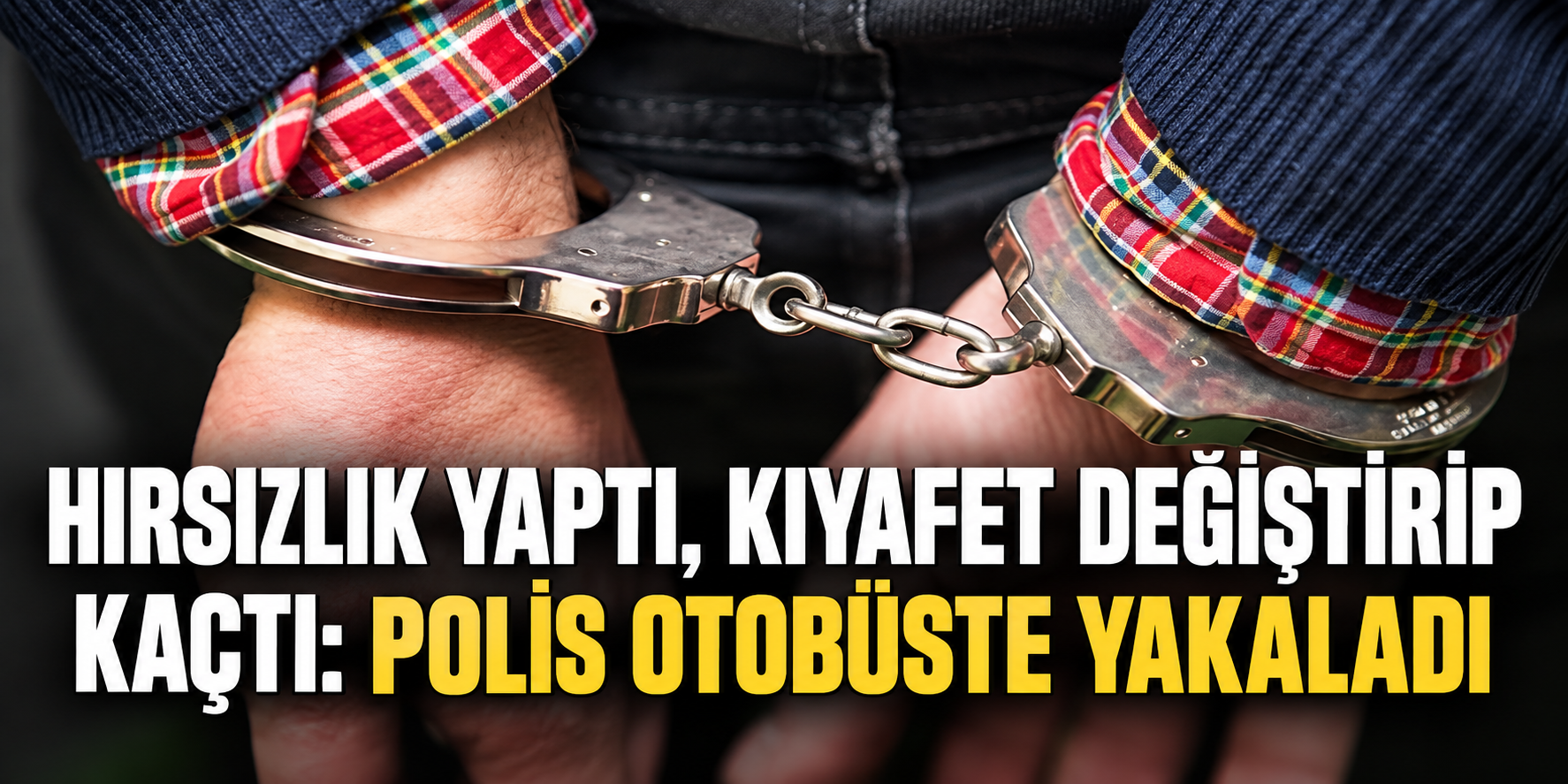 Hırsızlık yaptı, kıyafet değiştirip kaçtı: Polis otobüste yakaladı