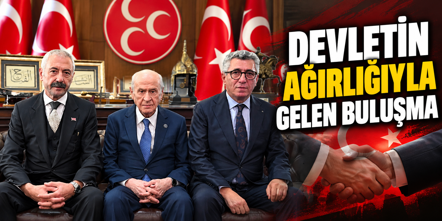 Devletin ağırlığıyla gelen buluşma