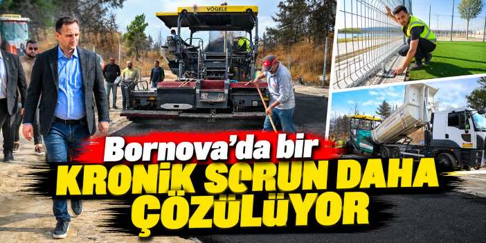 Bornova’da bir kronik sorun daha çözülüyor